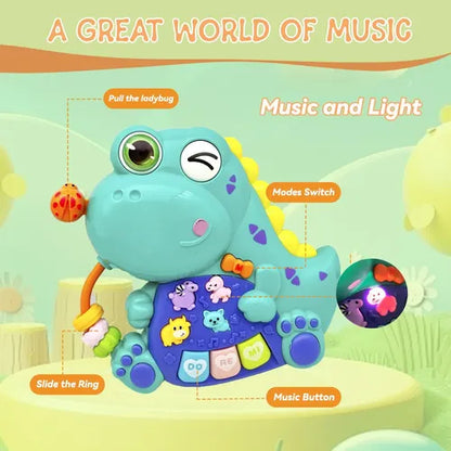 Interactive Dinosaur Musical Piano Toy for Toddlers & Babies