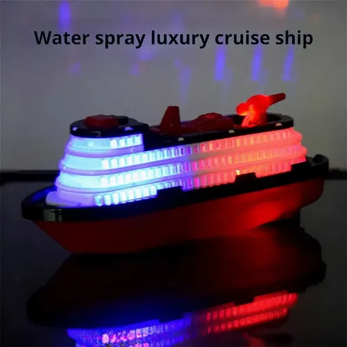 Light Up Automatic Water Racing Spray Boat
