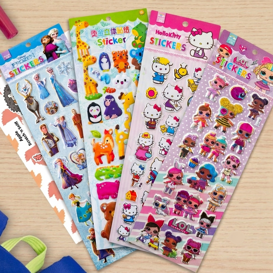 Disney Characters Frozen, Hello Kitty, Animals Stickers