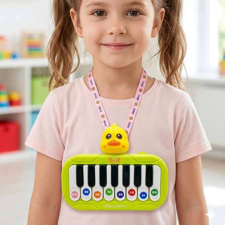 Duck Pocket Piano With Music And Lights