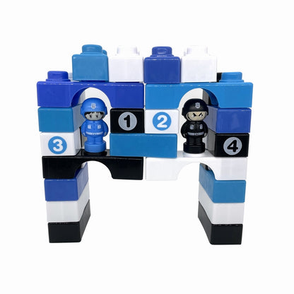 Police Building Blocks For Boys