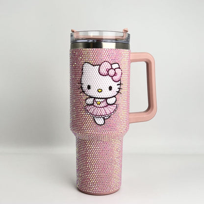 Hello Kitty Rhinestones Tumbler