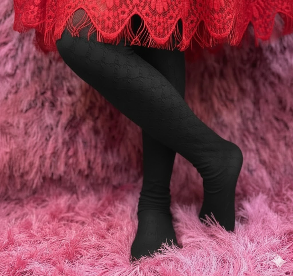 Pinteresty Bow Thick Leggings | Size 6 to 12 Years