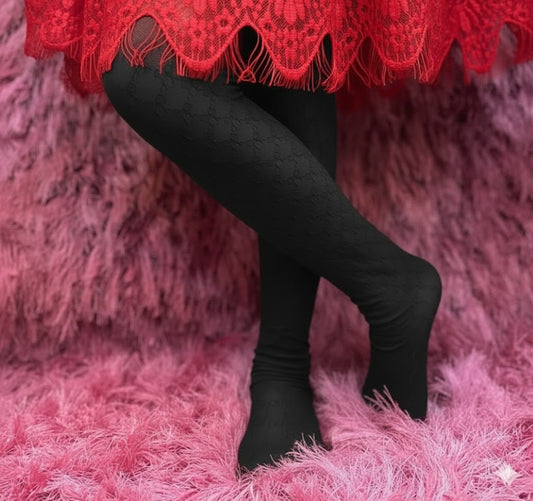 Pinteresty Bow Thick Leggings | Size 6 to 12 Years