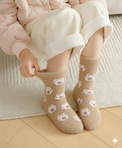 🐾 Paw-Hug Cozy Fur Velvet Sock🐾 | 6 to 20 Years