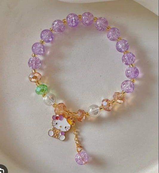Kids Sanrio Beads Bracelet With Premium Packaging