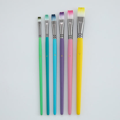 Set Of 7 Multi Paint Brushes