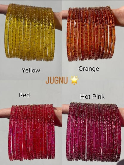 Sawa 2 | 2.6 Size Rain Drop Multi Colors Bangles