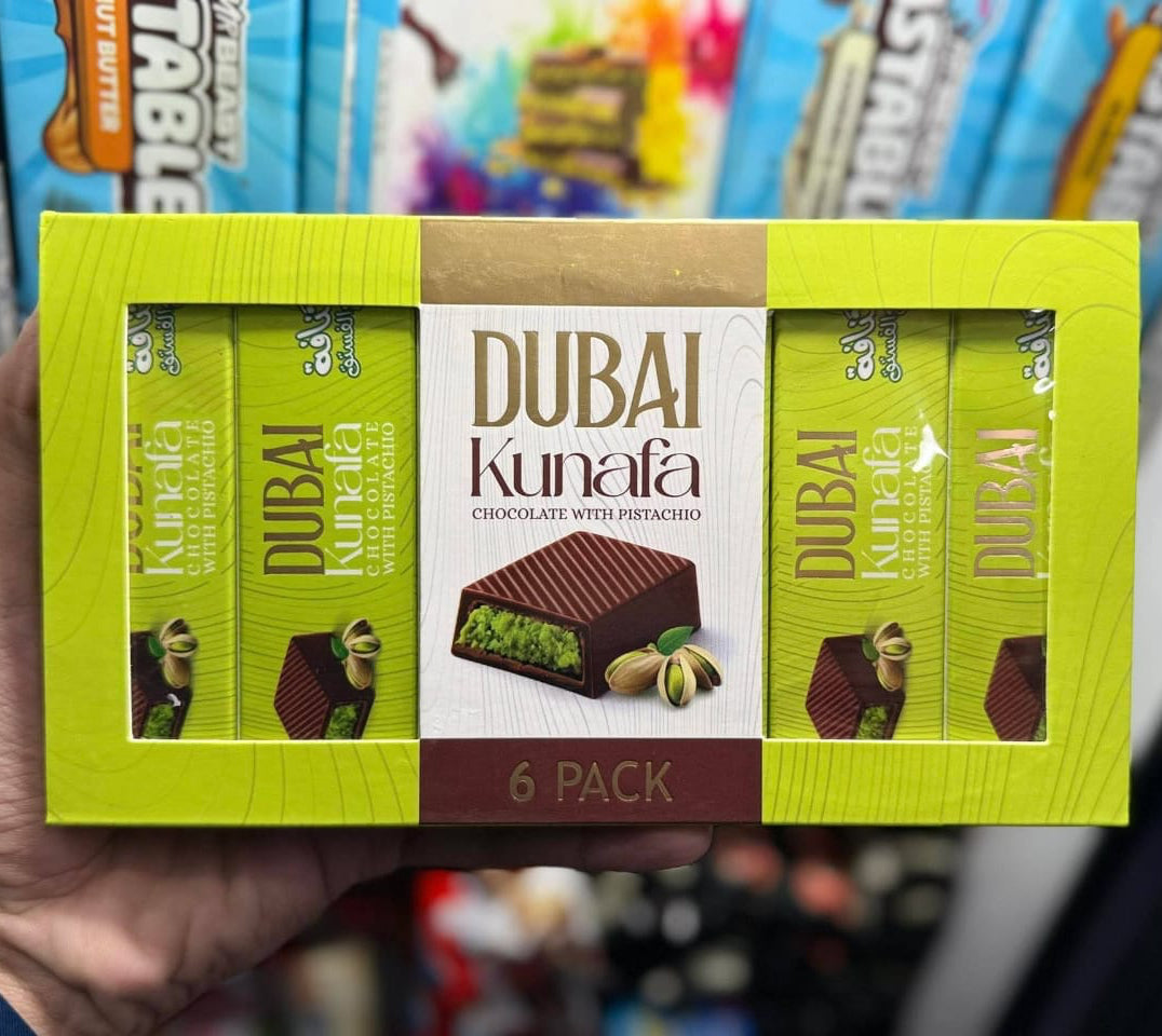 Dubai Kunafa Chocolate Gift Set | Pack Of 6