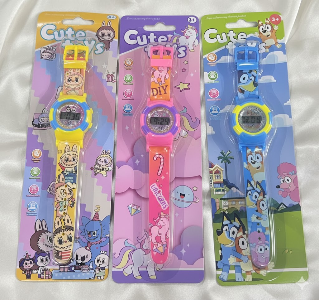 Bluey | Labubu | Unicorn Digital Watch – Kids LED Wrist Watch