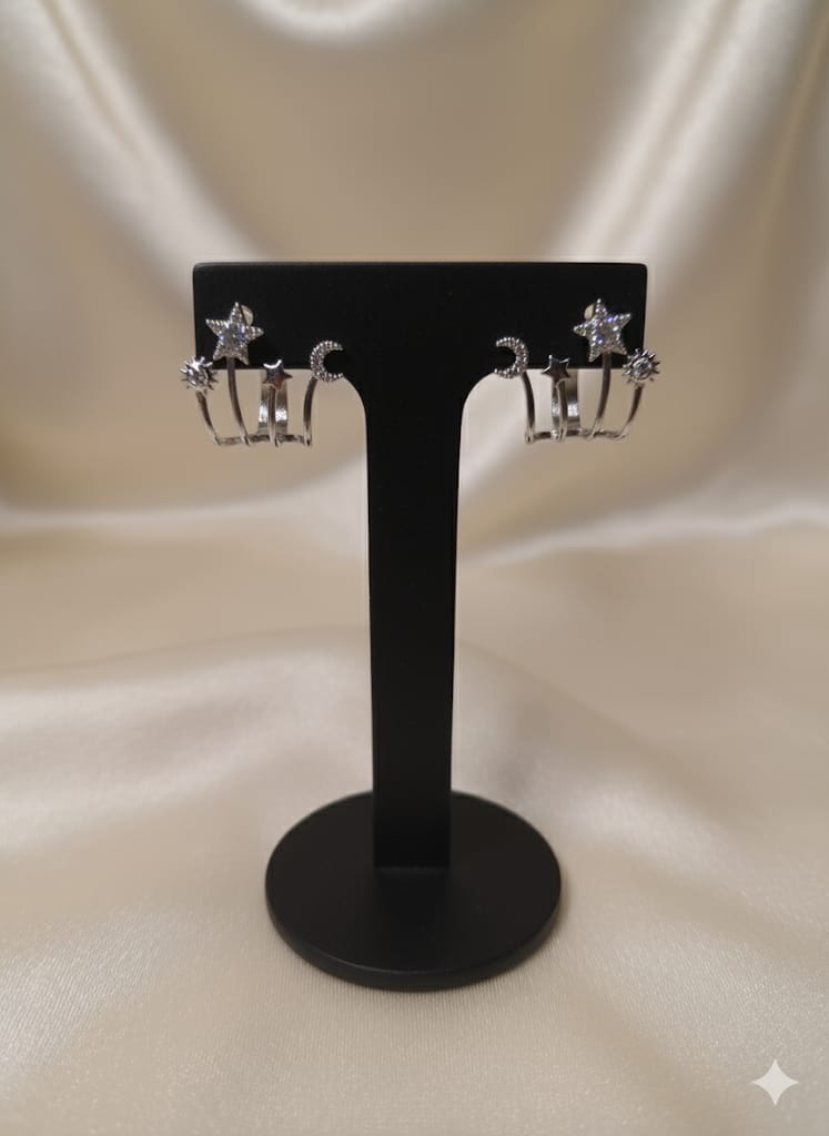 Star Hoopy Earings