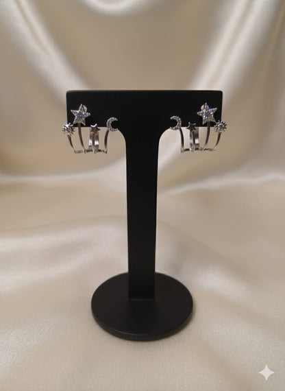 Star Hoopy Earings