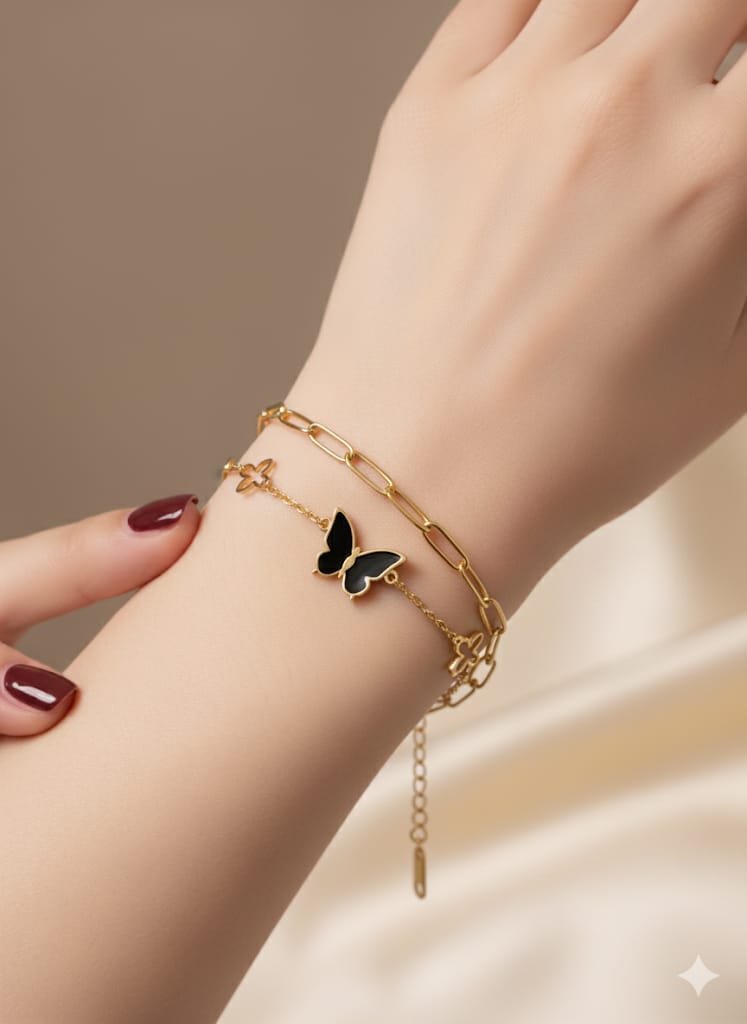 Butterfly Charm Bracelet