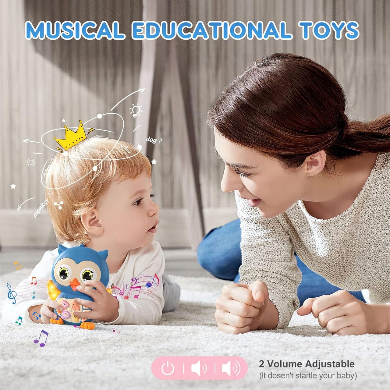 Owl Musical Kids Learning Toy | Piano