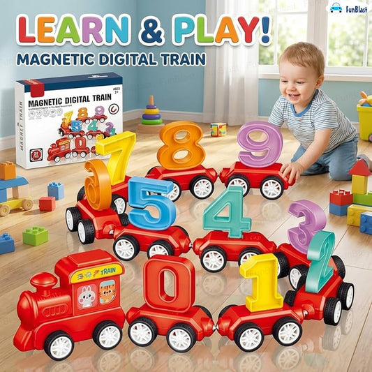 Magnetic Digital Number Train | Educational Toy