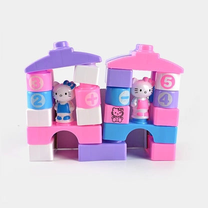 Hello Kitty Imported Maths Building Blocks | With Free Storage Bag