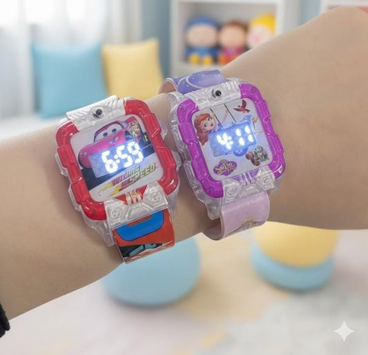 Boys & Girls Character Digital Watches | Kids LED Wrist Watches