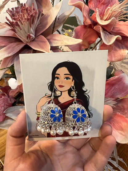 Indian Delicate Pinteresty Jhumka Earings