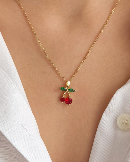 Trendiest Cherry Stainless Steel Necklace