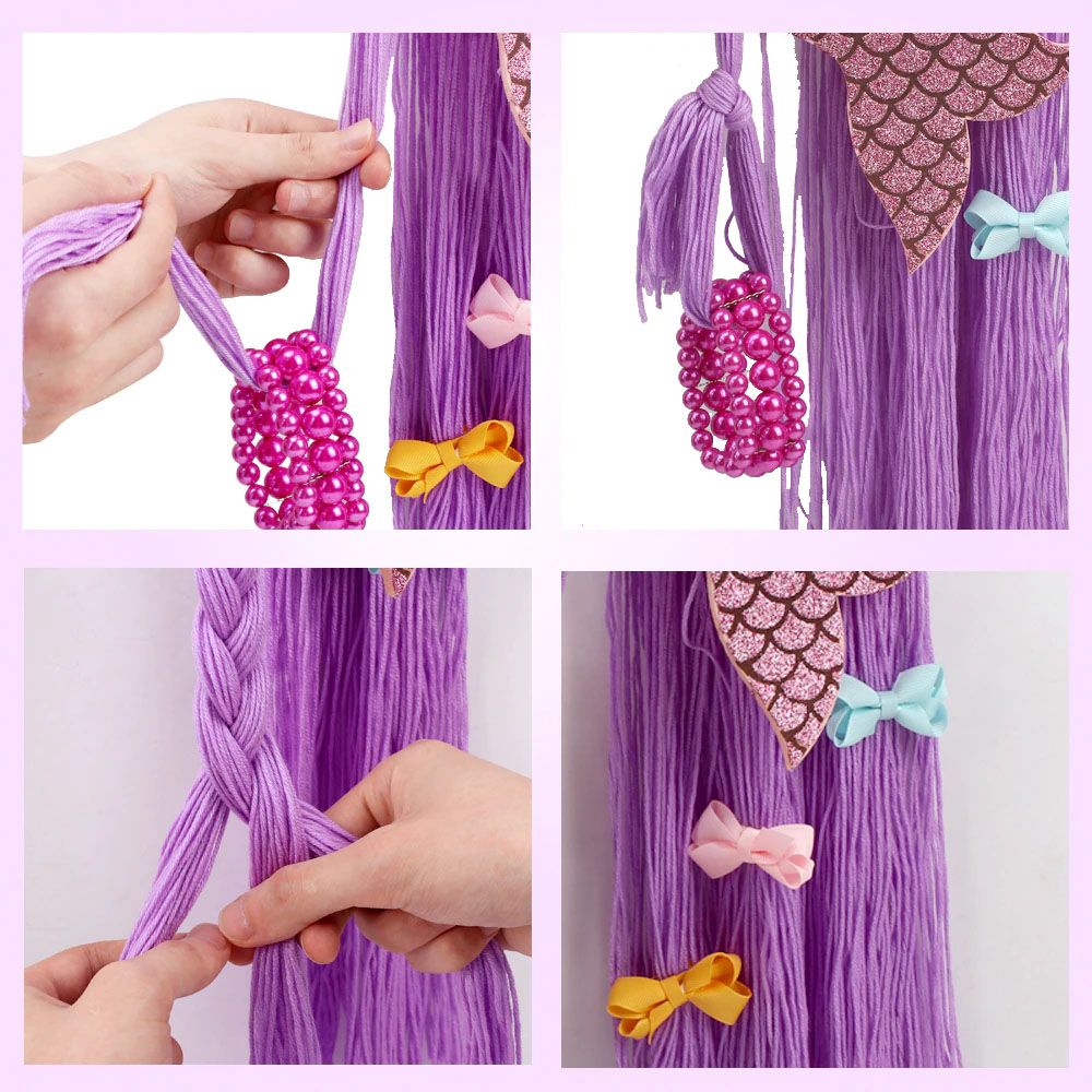 Unicorn & Mermaid Hair Accessory| Bow Organizer Hanger for Kids