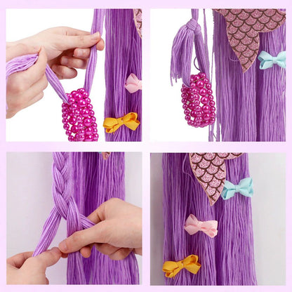 Unicorn & Mermaid Hair Accessory| Bow Organizer Hanger for Kids
