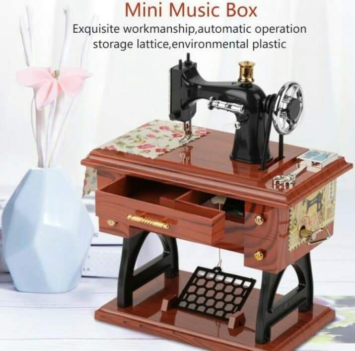 Vintage Musical Sewing Machine