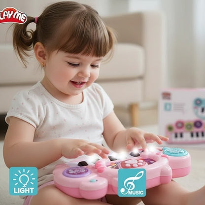 Pink Paw Cat Piano | Music & Lights | Cute Musical Toy for Kids