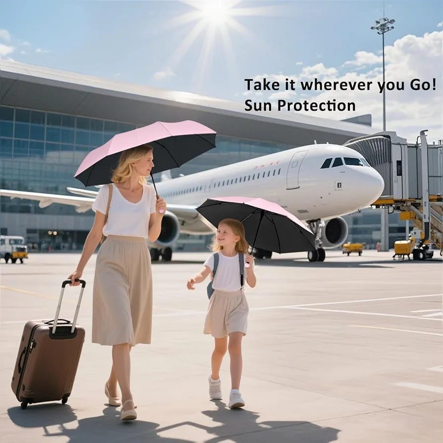Portable Capsule Travel Umbrella – UV Protection & Waterproof