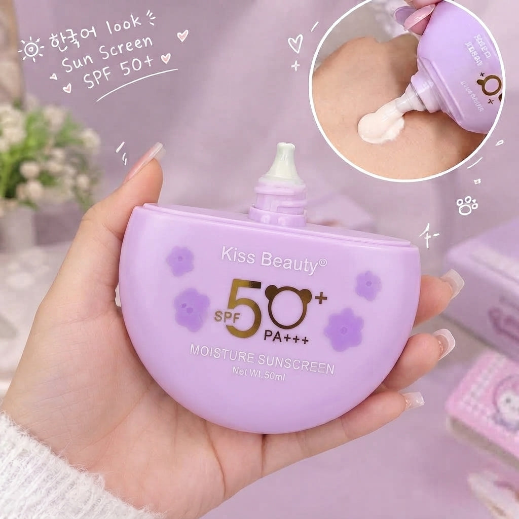 Korean Look Cute Spf 50+ Moisturizing Sunscreen