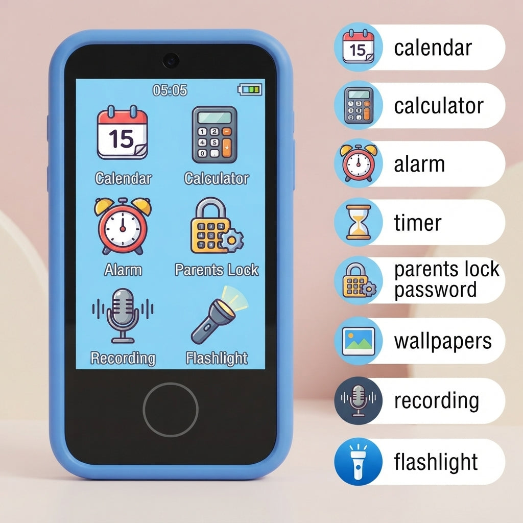 Kids Smart Touch Phone With Dual Camera