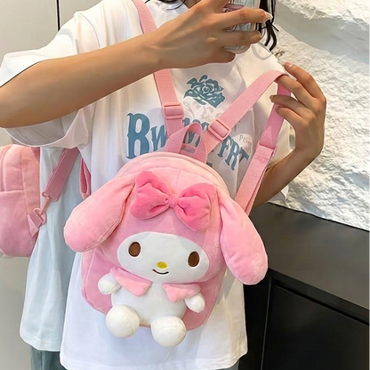 Sanrio Kuromi My Melody 3d Stuff Toy Backpack Bag