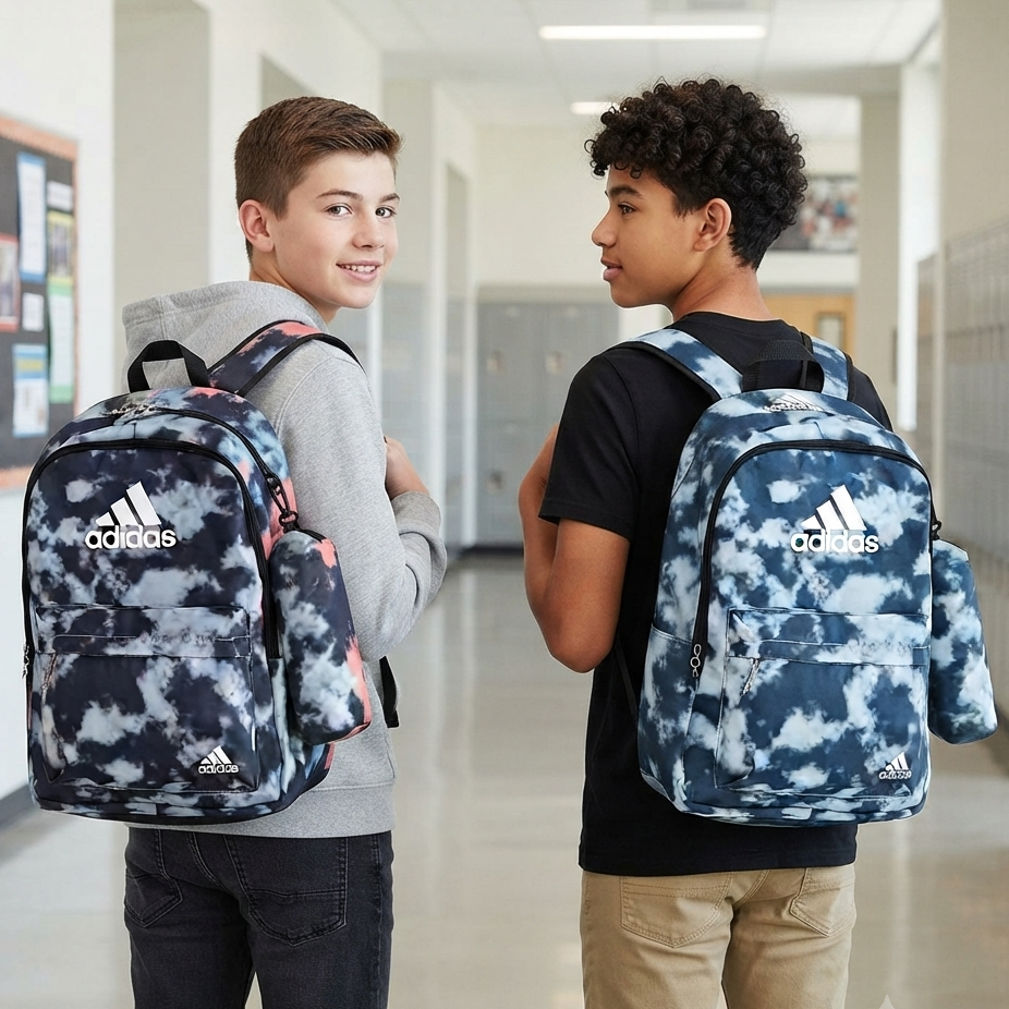 Adidas College Bag With Stationery Pouch | Exam Or Tution Bag