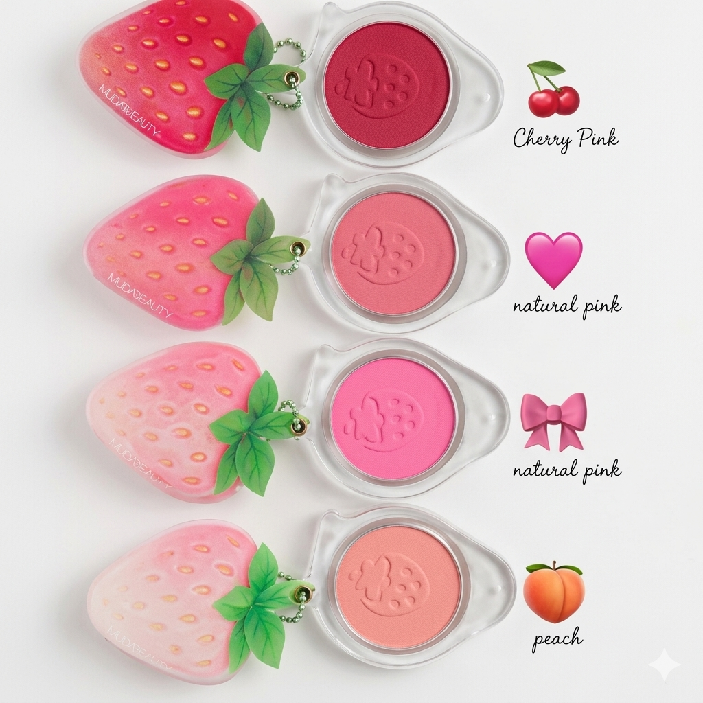 Strawberry Natural Pink Blush On
