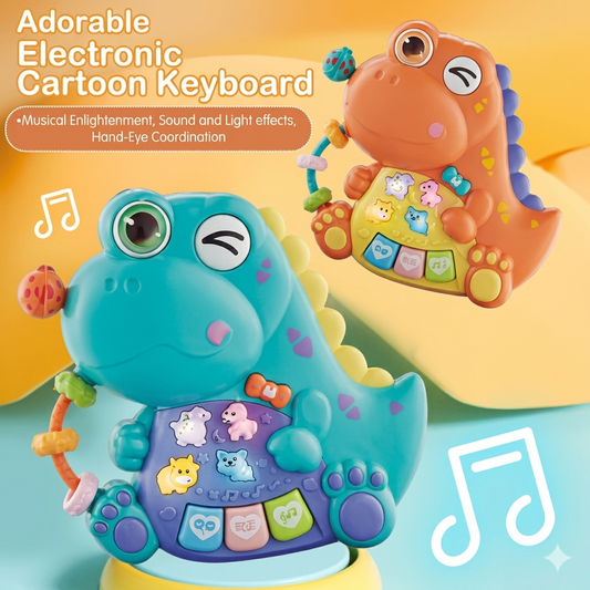 Interactive Dinosaur Musical Piano Toy for Toddlers & Babies