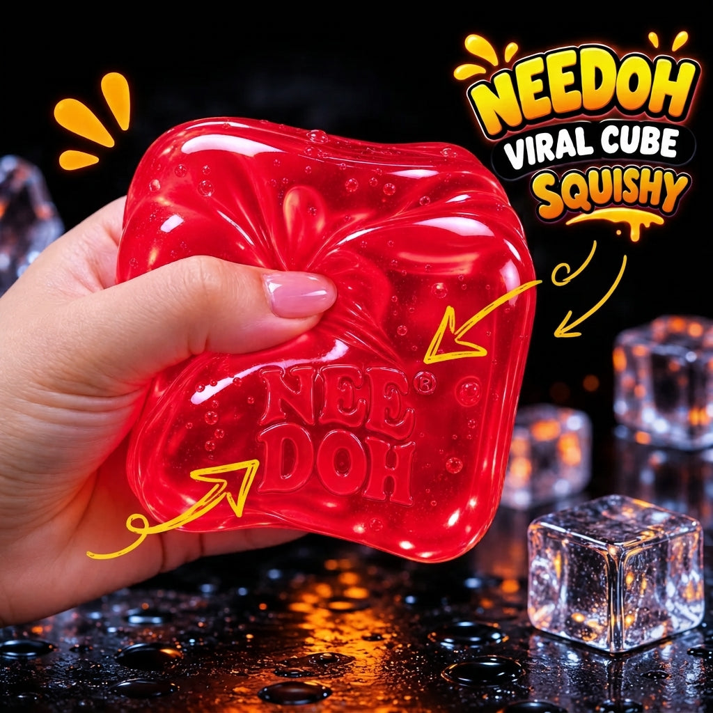 Needoh Spiderman Nice Cube Squishy