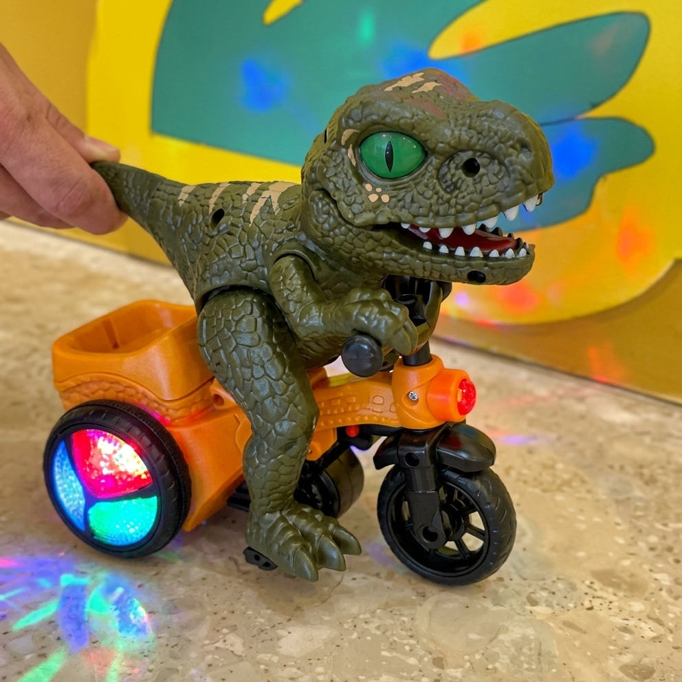 Musical Dinosaur Tricycle With 360 Spin and Lights