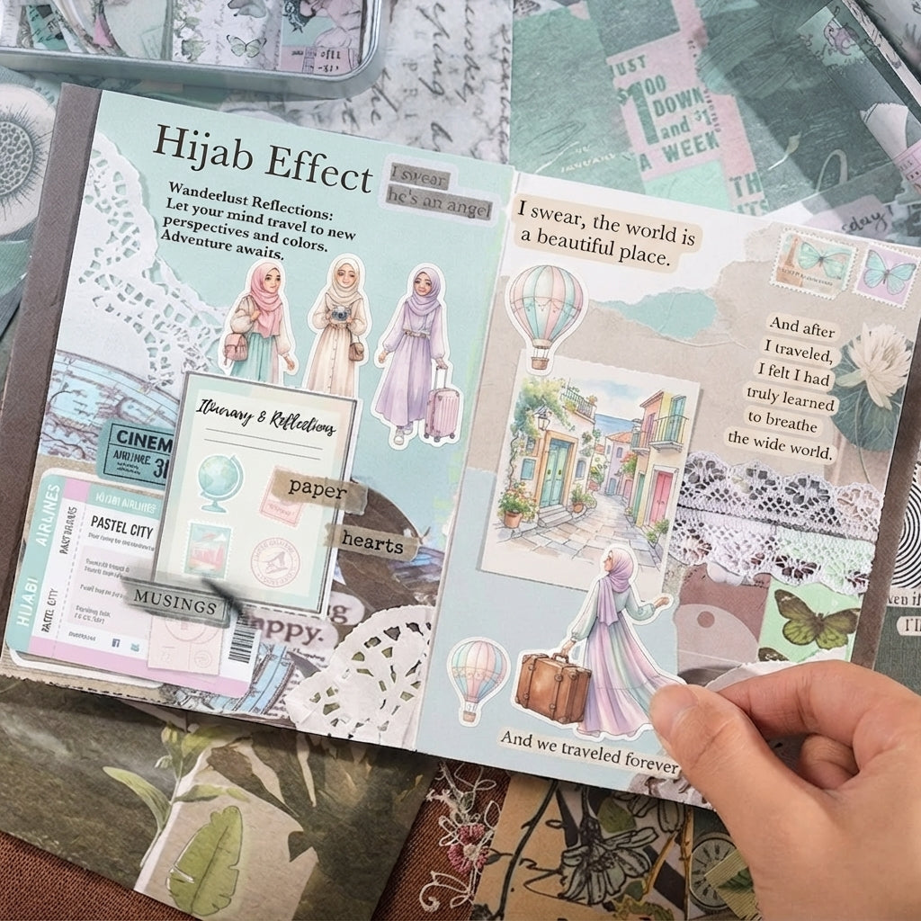 Islamic Journaling Stickers | Book | Cards | Washi Tapes Kit