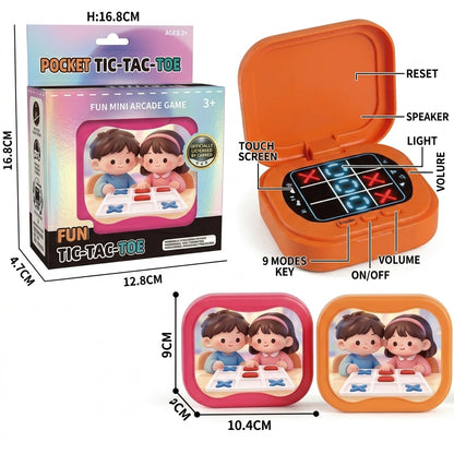 AI Electronic Touch Tic Tac Toe Game With Light & Sound