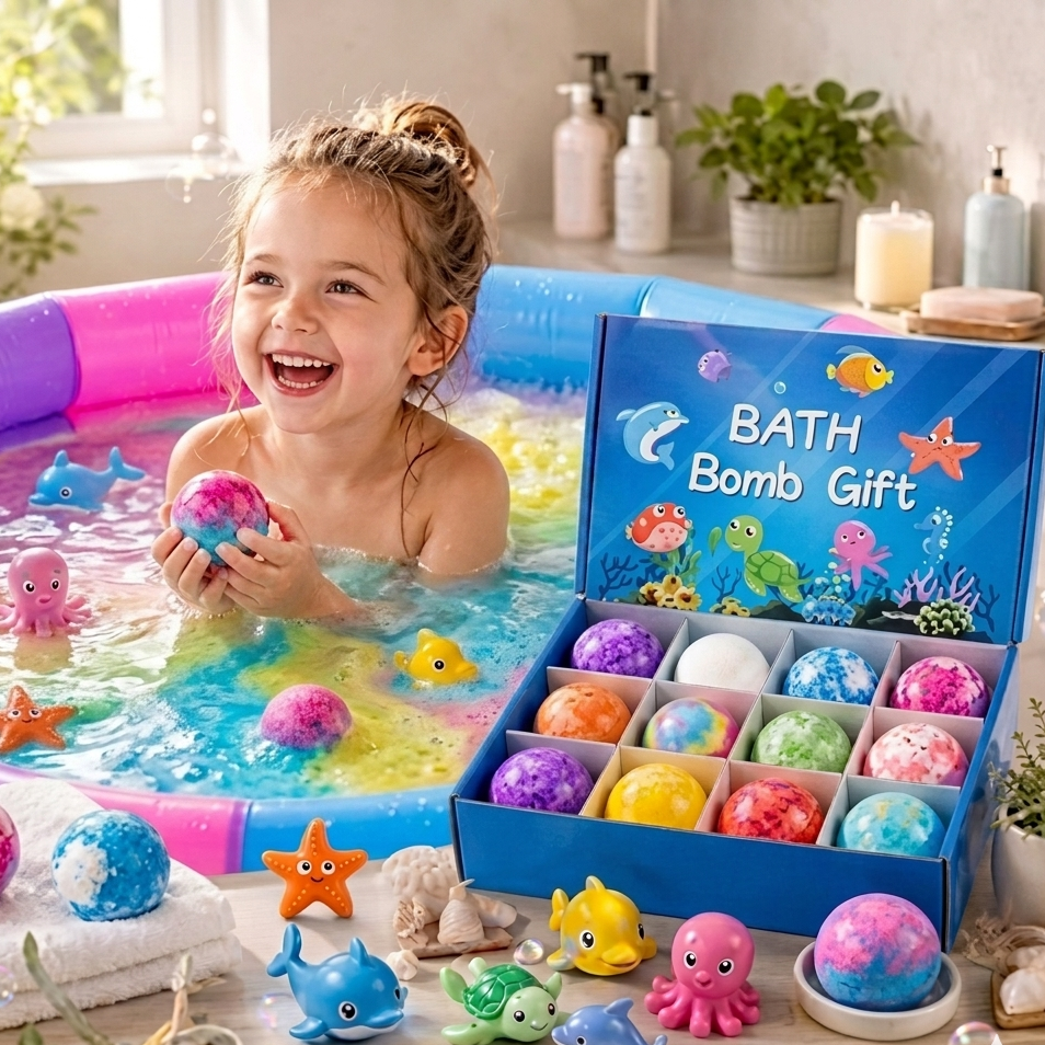 Ocean Toy Bath Bomb With Mini Surprise Toy Inside
