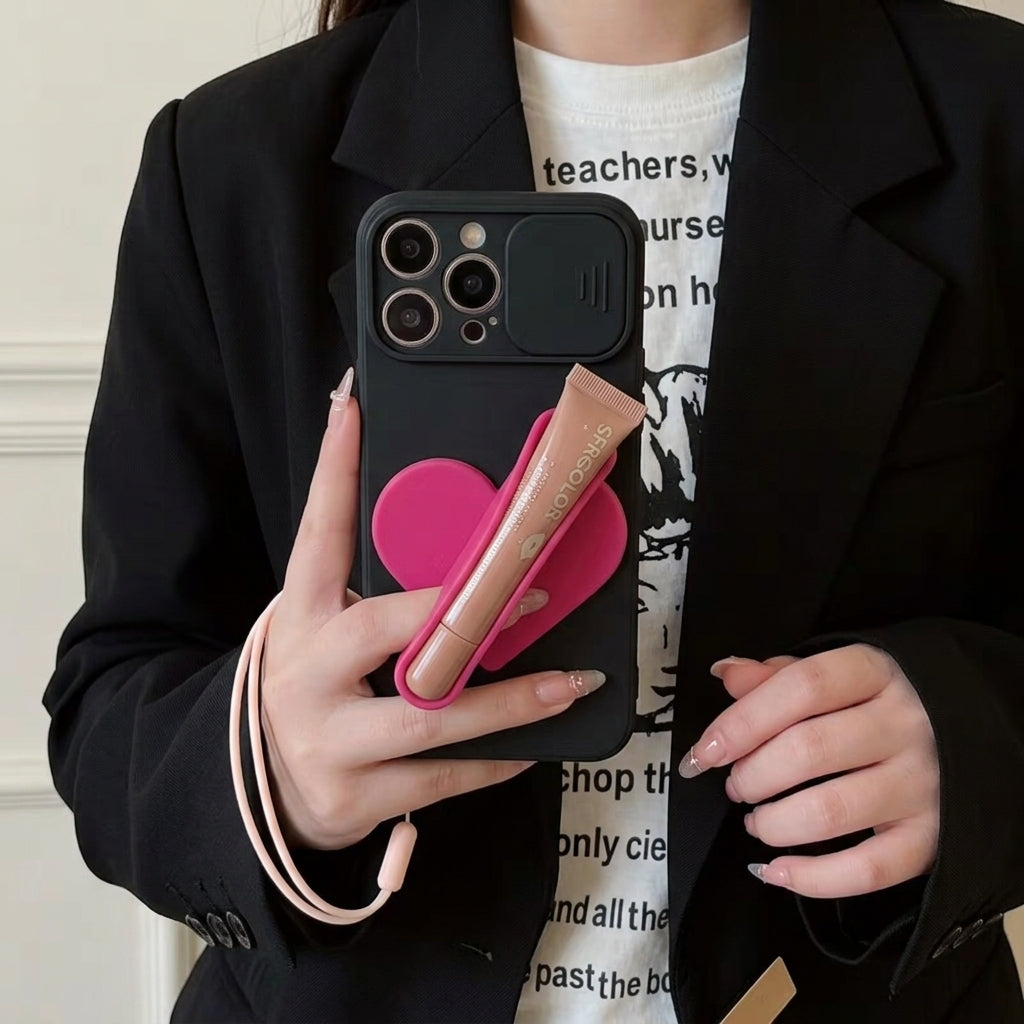 SRF Phone Lip Gloss Holder With 3 Lip Gloss Colors