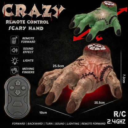 Remote Control Rc Running Scary Hand With Moving Fingers | Sound and Lights