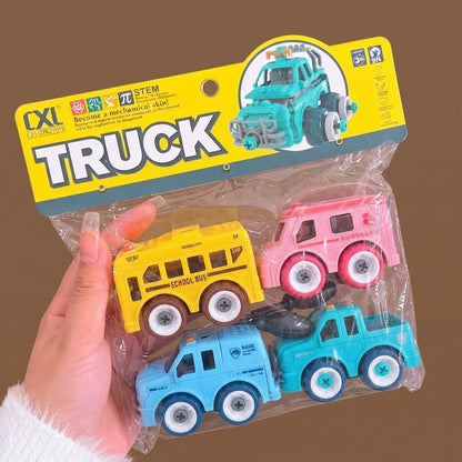 DIY Cars Building Series | Set Of 4 With Screw Driver