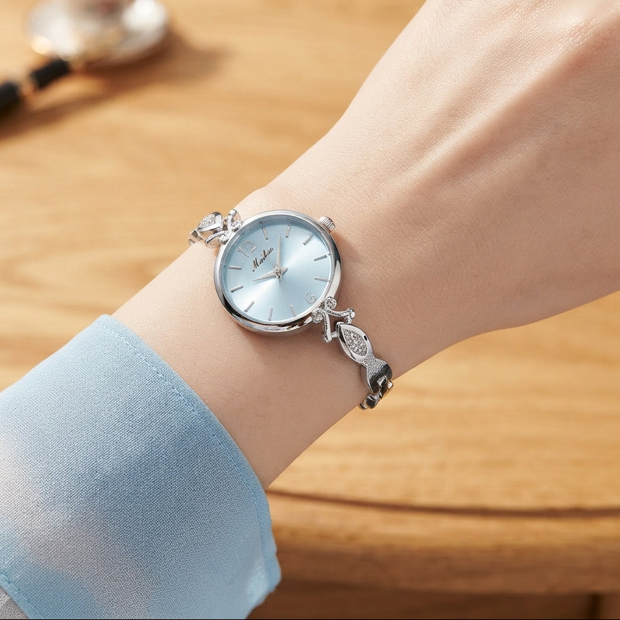 Delicate Handcuff Style Watch For Kids And Adults