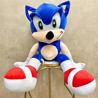 22 Inches Huge Sonic Stuff Toy | Soft Plushie for Boys