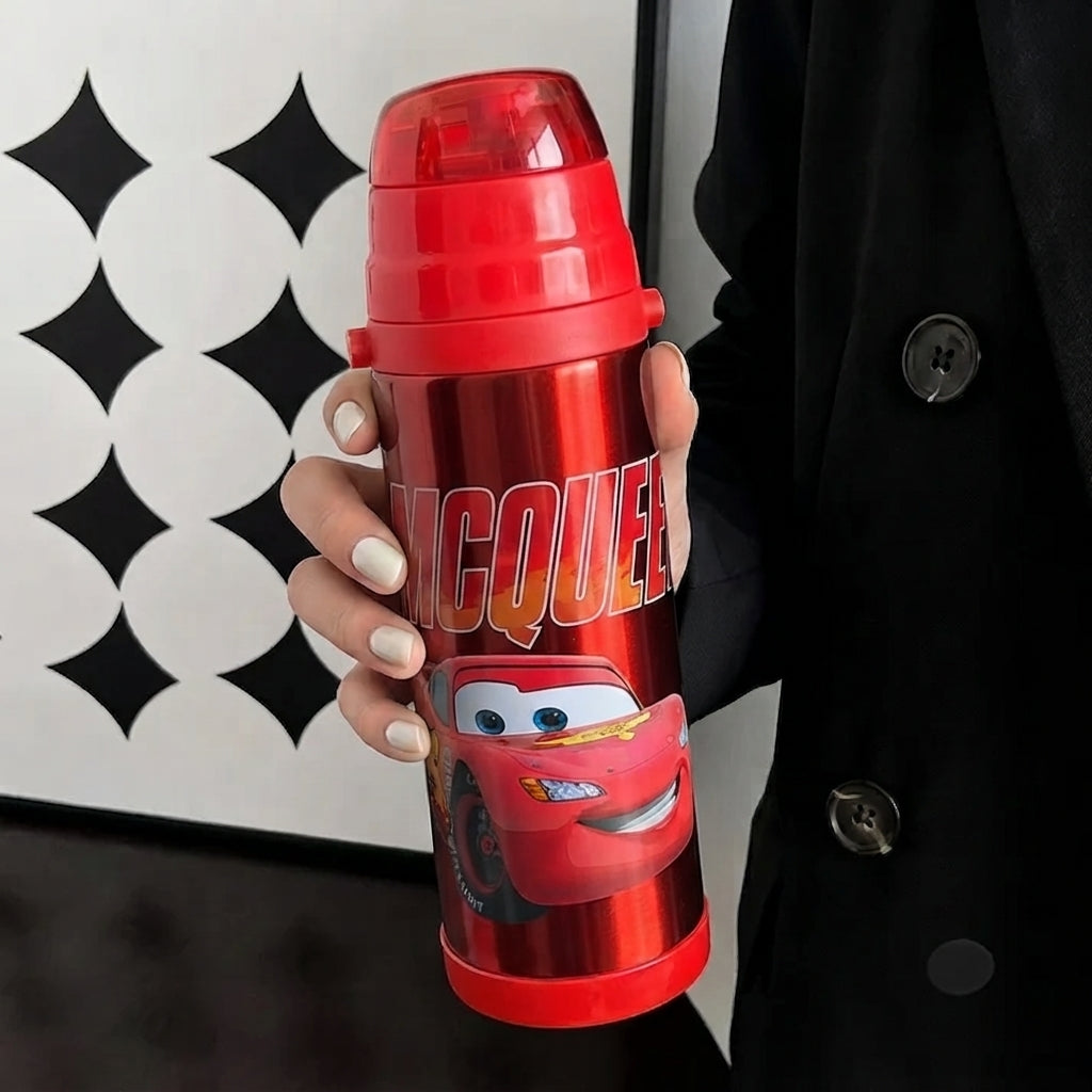 Mc Queen Cars Steel Water Bottle