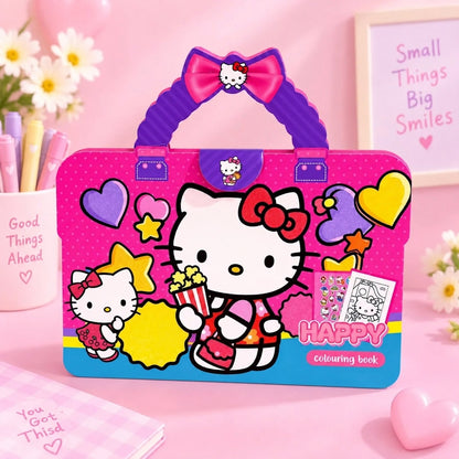 Hello Kitty Sticker and Colouring Book