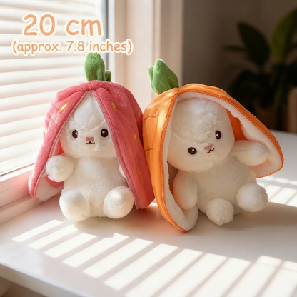 Reversible Fruit Bunny Rabbit Plush Toy