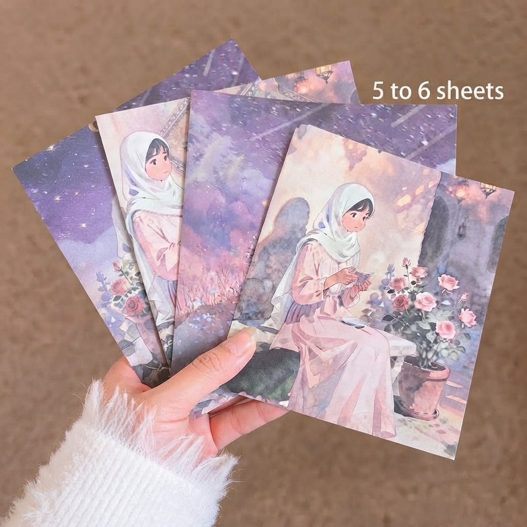 Islamic Journaling Stickers | Book | Cards | Washi Tapes Kit