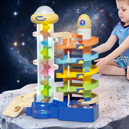 Spaceship Big Size Cars Racing Musical Track | Battery Operated