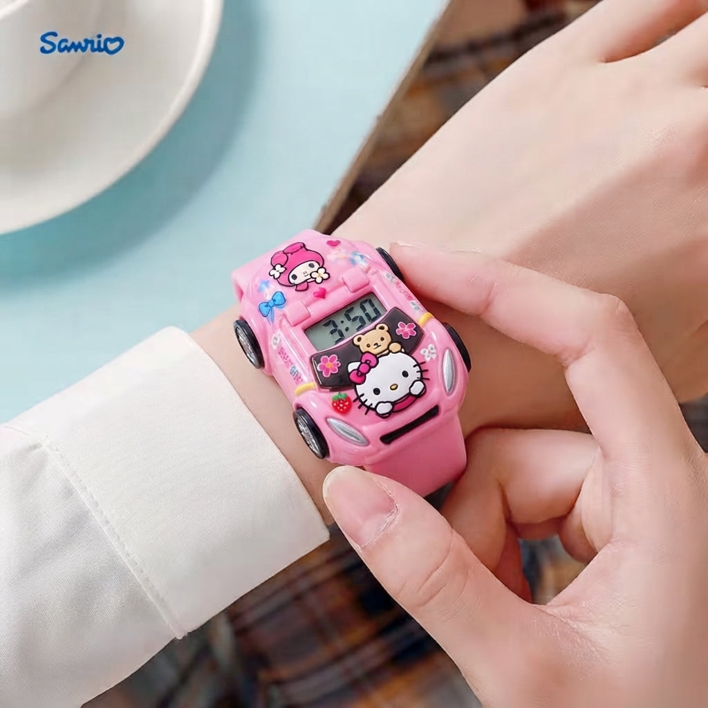 Kids Character 3D Car Digital Watches